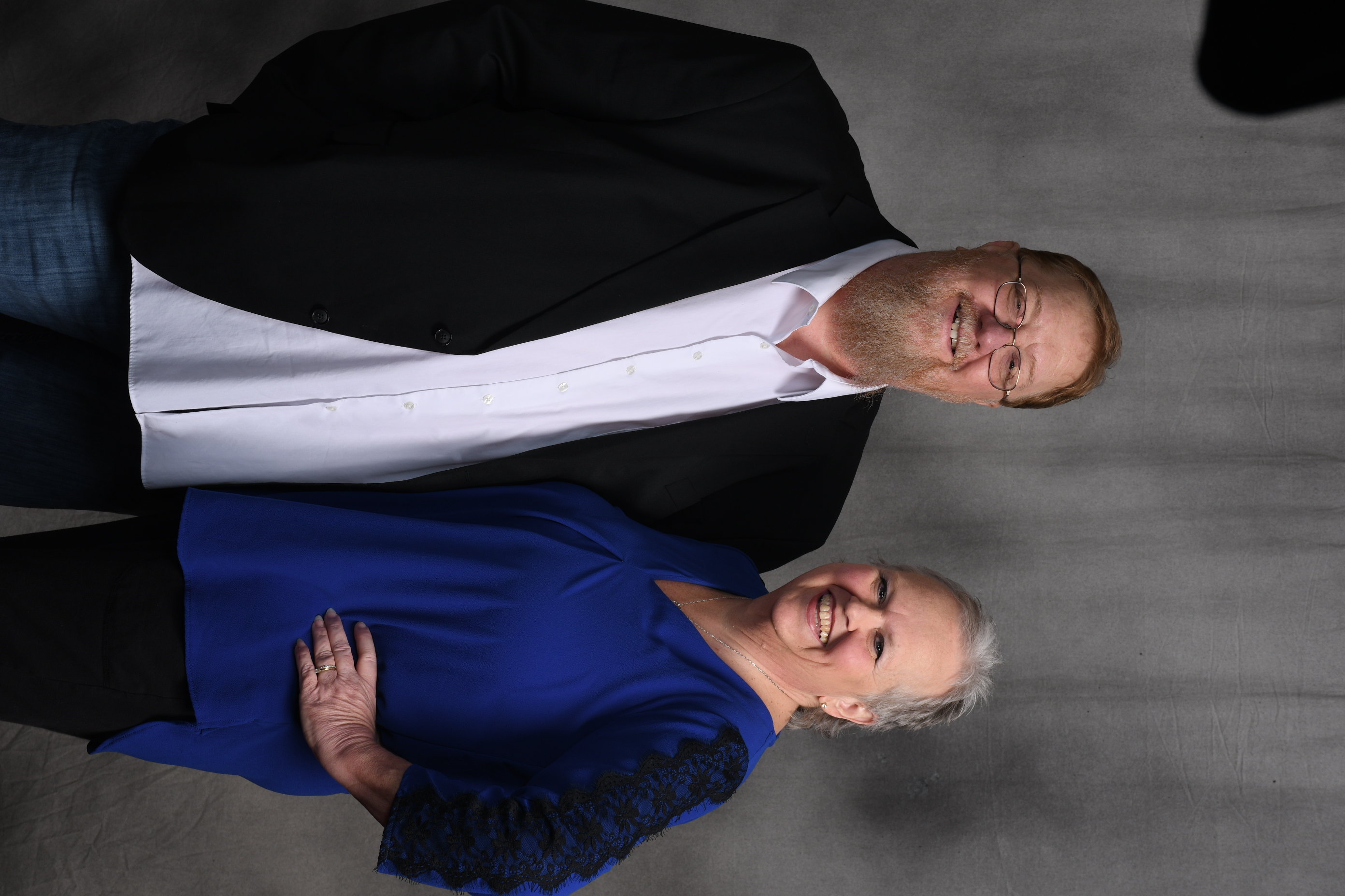 Pastor Jeff McDonald standing with his wife Paula McDonald